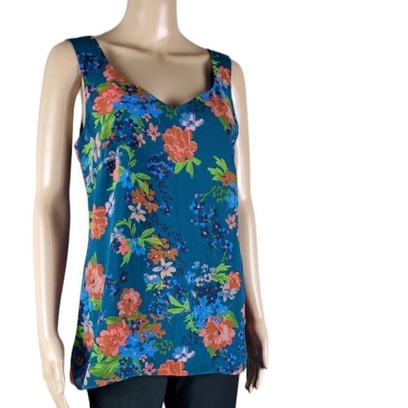 CAbi Green, Blue & Pink Tank Top - Picture 2 of 5